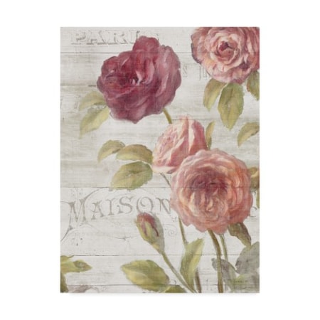 Danhui Nai 'French Roses Iii' Canvas Art,14x19